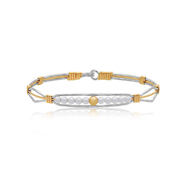 Angels on Earth 14K Gold and Sterling Silver Bracelet