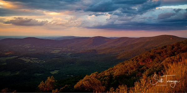 Sunset at Hogback Overlook Fine Art Landscape Photography Print