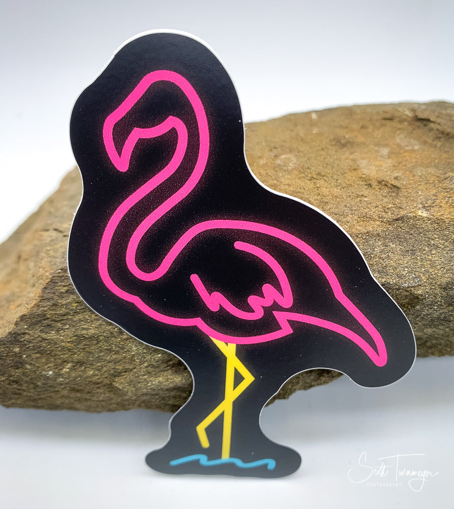 Flamingo Vinyl Sticker Decal