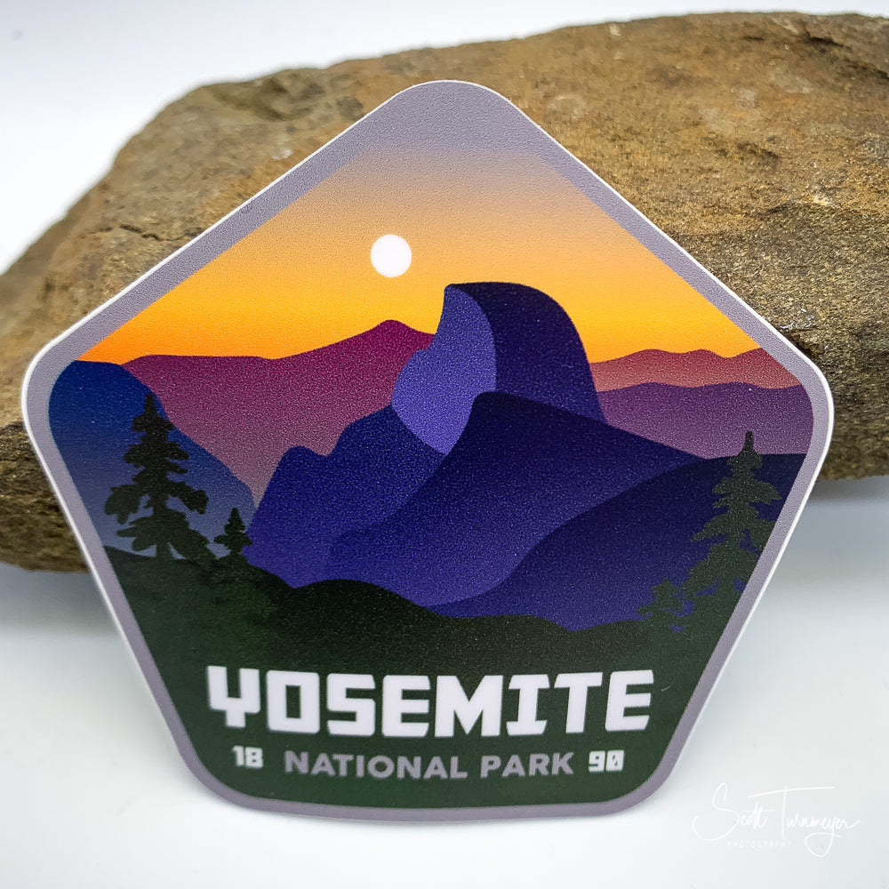 Yosemite National Park Vinyl Sticker Decal