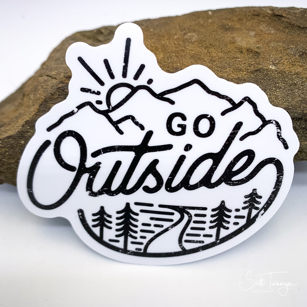 Go Outside Vinyl Sticker Decal – Turnmeyers