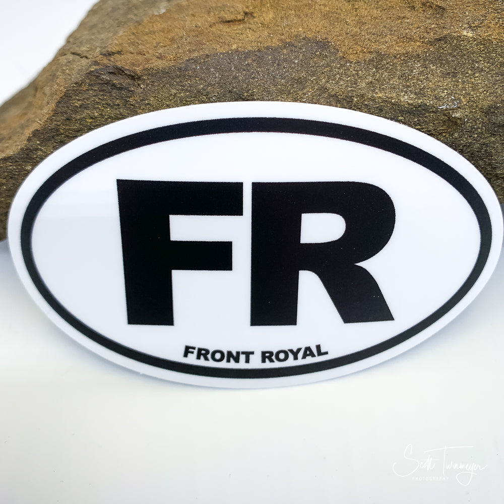 FR Front Royal Vinyl Sticker Decal