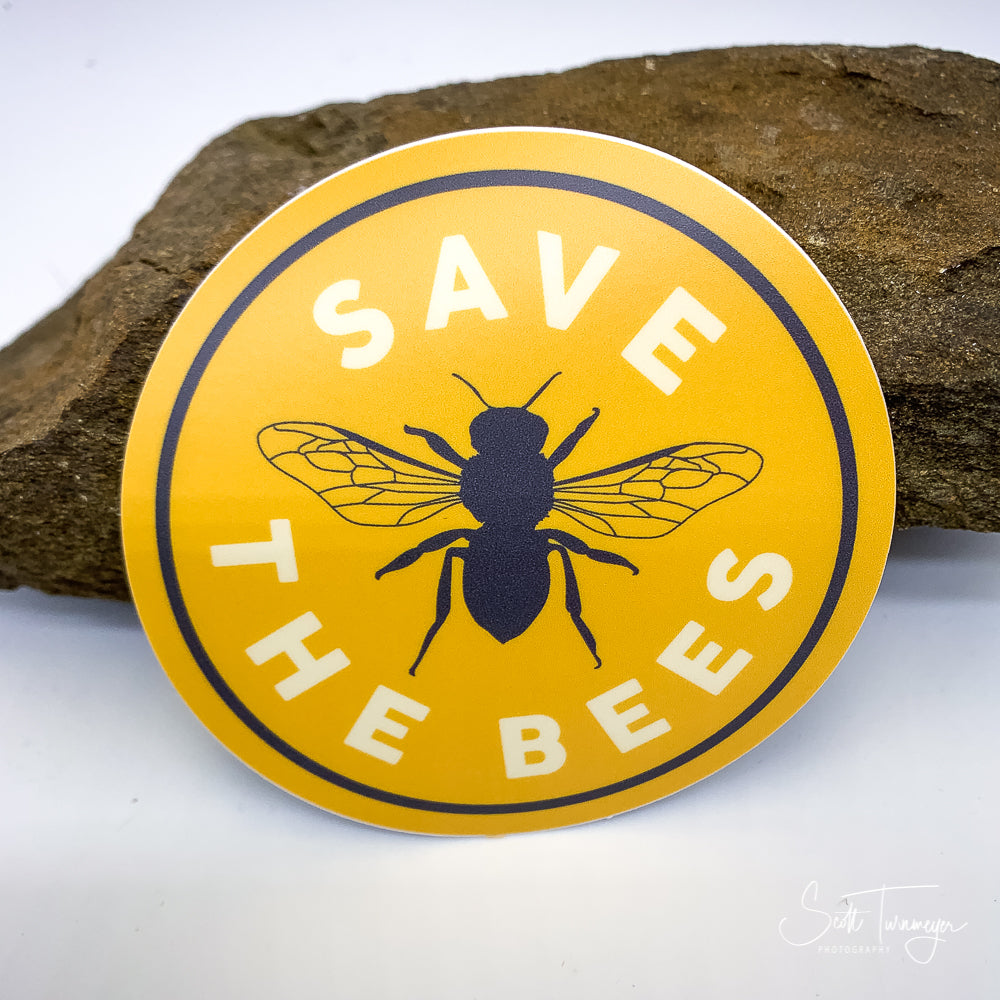 Save The Bees Vinyl Sticker Decal