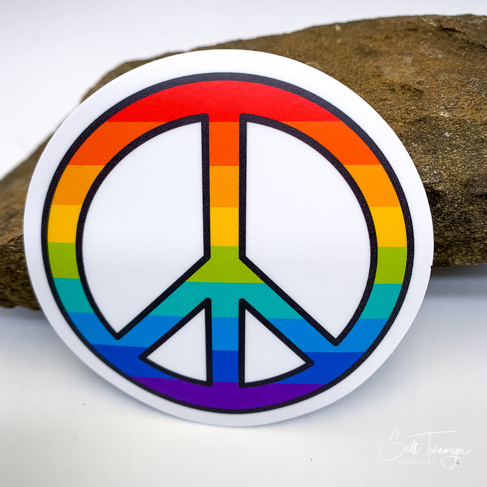Peace Sign Vinyl Sticker Decal