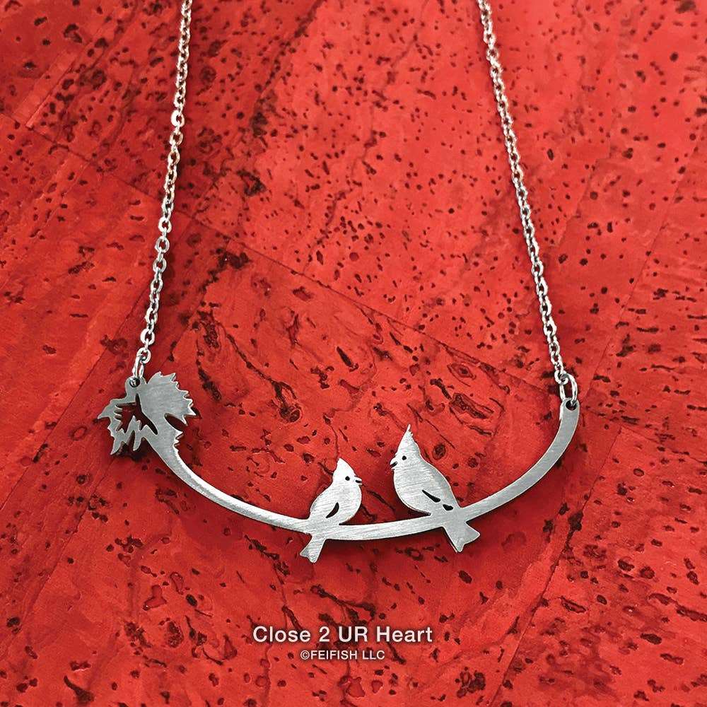 Cardinals Stainless Steel Necklace
