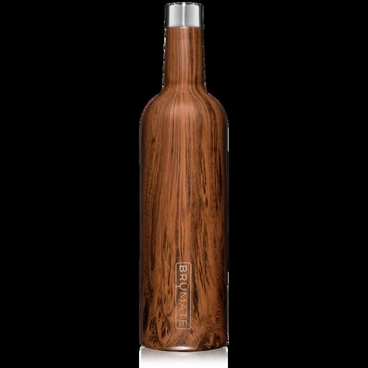 Brumate WINESULATOR 250Z WINE CANTEEN Fits Bottle Of Wine In walnut Color  Modern
