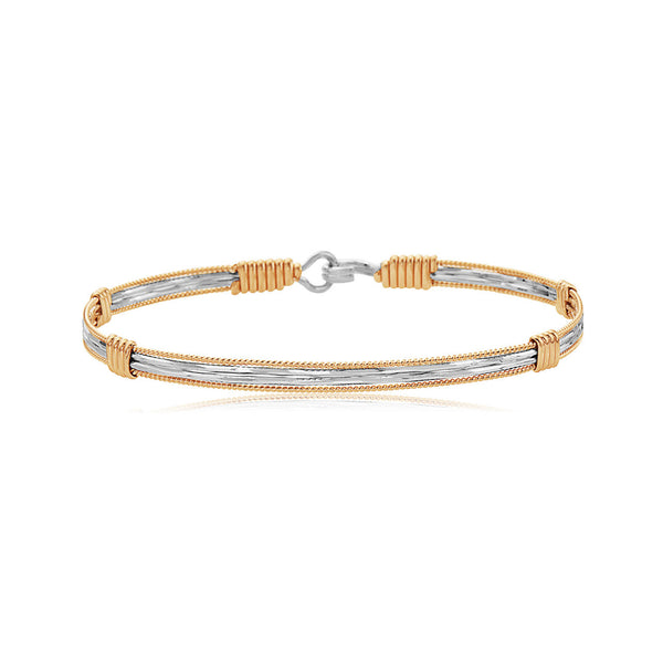 Be the Light 14K Gold and Sterling Silver Bracelet