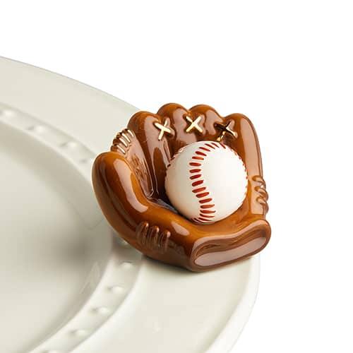 Catch Some Fun Baseball in Glove Mini by Nora Fleming - Turnmeyer Galleries
