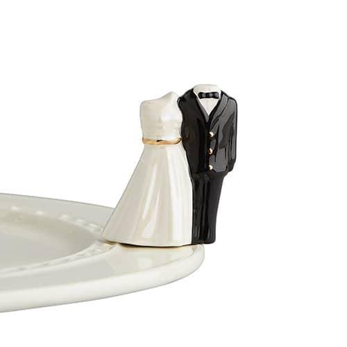 Down The Aisle Bride and Groom Mini by Nora Fleming - Turnmeyer Galleries