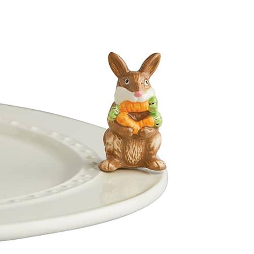 Funny Bunny Brown Bunny Mini by Nora Fleming - Turnmeyer Galleries