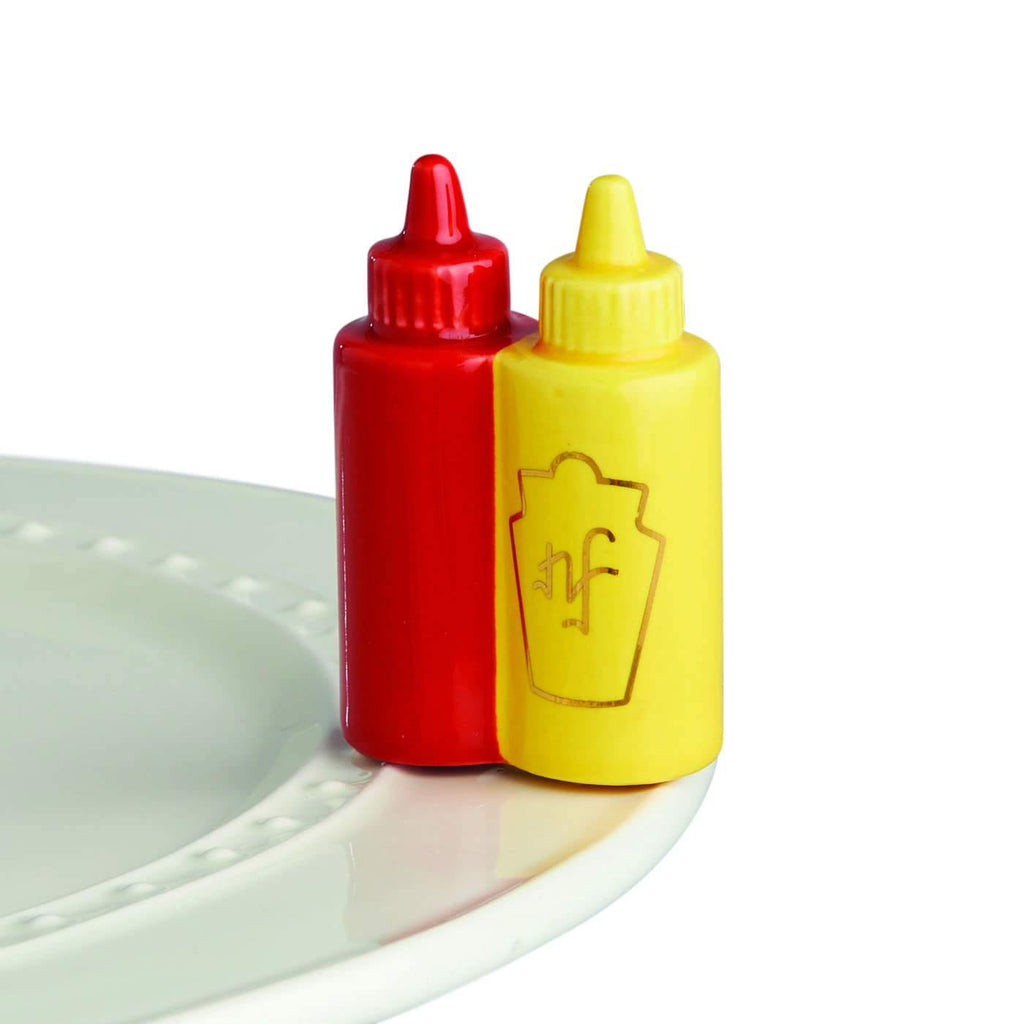 Main Squeeze Ketchup and Mustard Mini by Nora Fleming - Turnmeyer Galleries