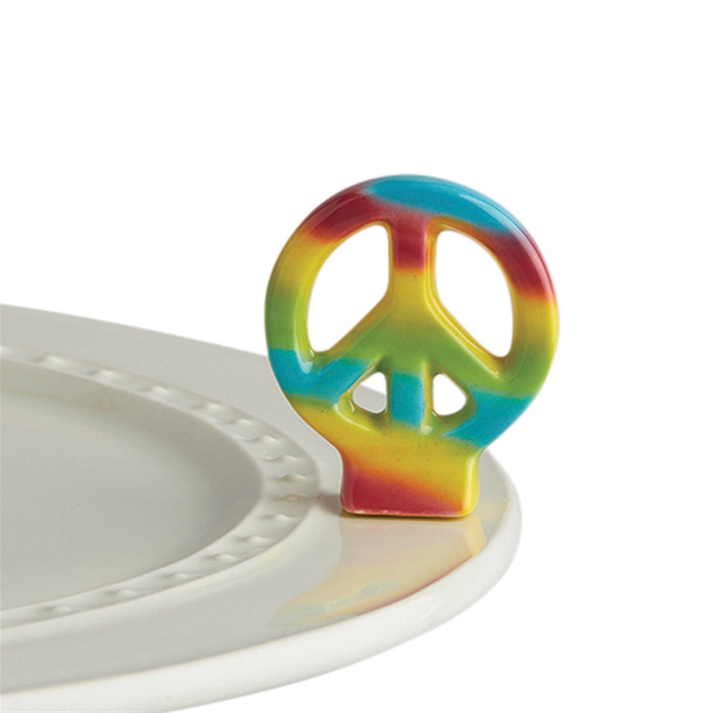 Peace Out! Peace Sign Mini by Nora Fleming - Turnmeyer Galleries