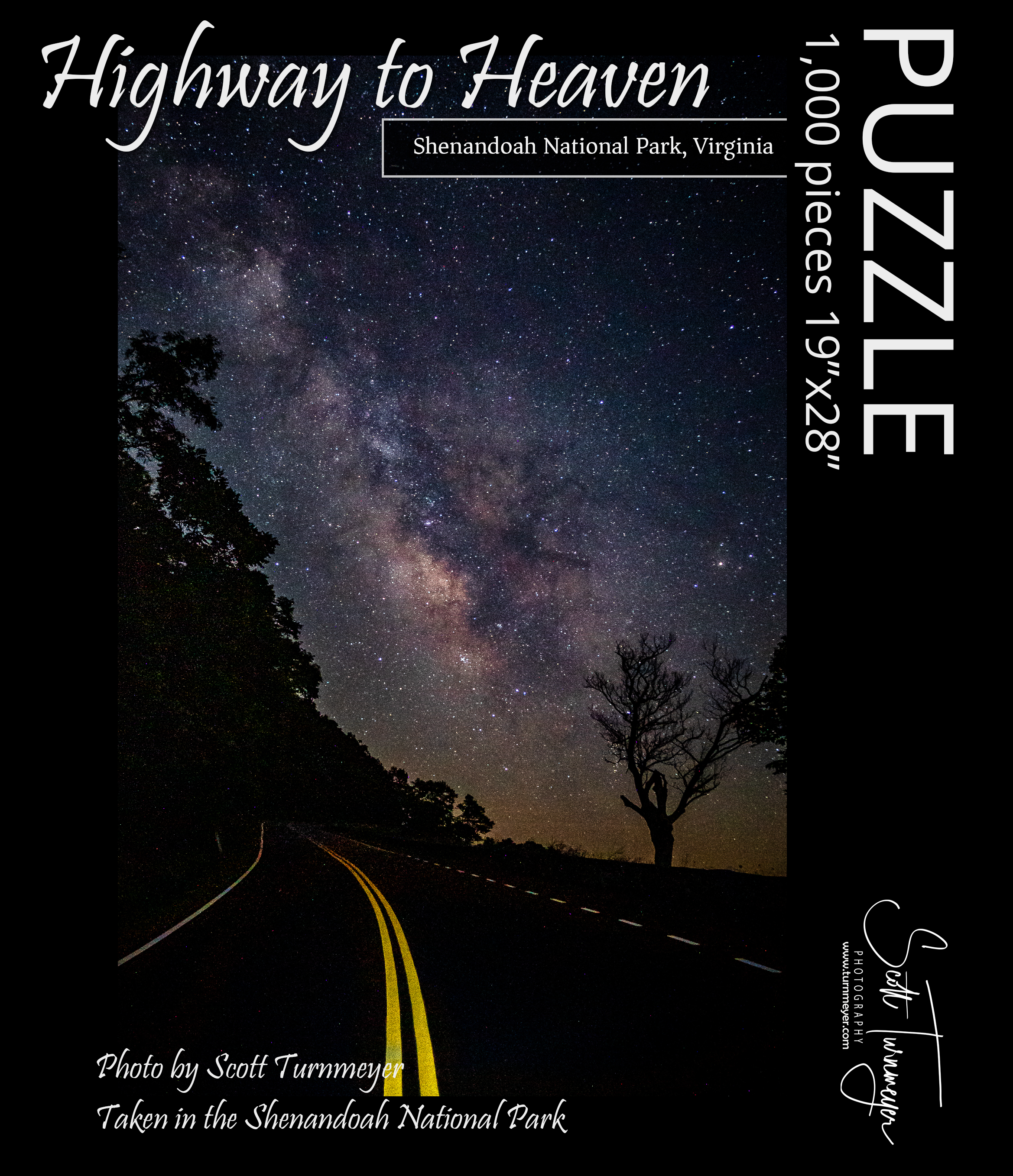 Highway to Heaven Fine Art Photography Jigsaw Puzzle - Turnmeyer Galleries