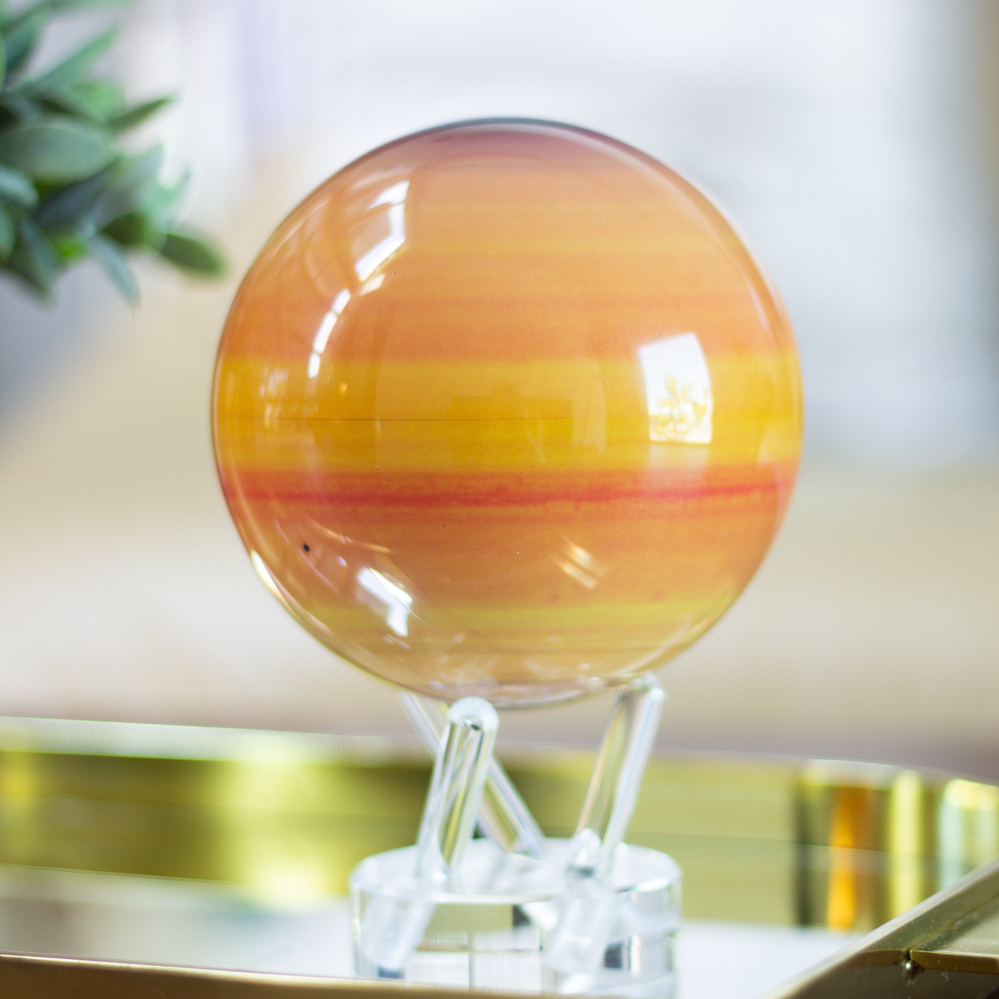 MOVA Planet Saturn Solar Powered Spinning Globe