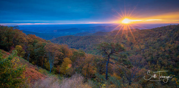 Fall Sunrise Fine Art Landscape Photography Print