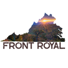 Front Royal Virginia State Shape Vinyl Sticker Decal