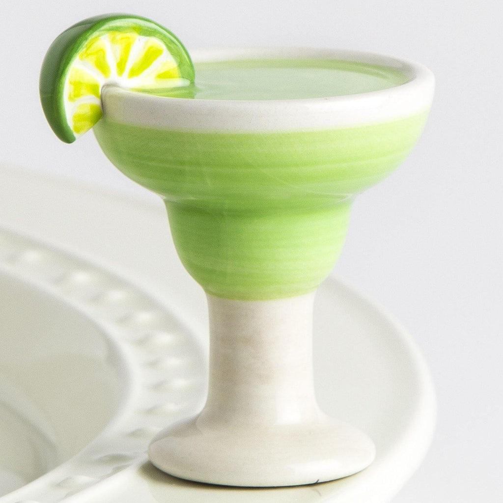 Lime & Salt, Please! Margarita Glass Mini by Nora Fleming - Turnmeyer Galleries