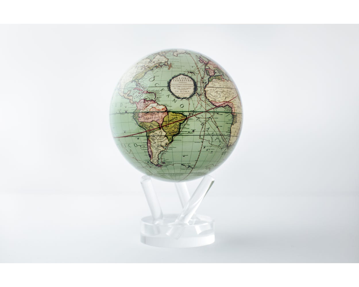 Antique Green Terrestrial MOVA Globe
