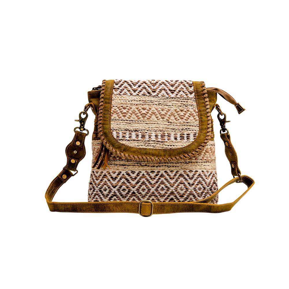 Myra Rug & Hairon Flap Messenger Bag